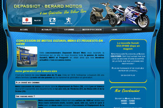 Aperçu visuel du site http://www.depassiot-berard.fr