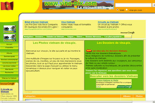 Aperçu visuel du site http://www.vina-pix.com