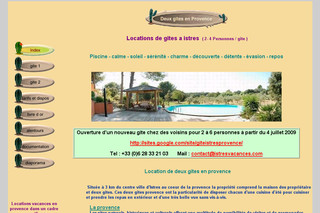 Istresvacances.com - Location de deux gites en Provence