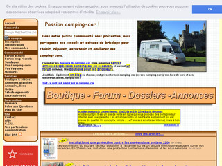 Aperçu visuel du site http://forum-camping-car.fr