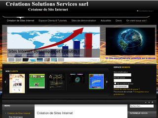 Aperçu visuel du site http://www.cssfr.com