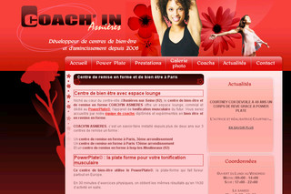 Aperçu visuel du site http://www.coachinasnieres.com