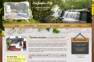 Aperçu visuel du site http://www.les-jardins-difs.com 