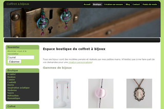 Aperçu visuel du site http://www.coffret-a-bijoux.fr
