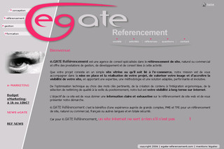 Aperçu visuel du site http://www.egatereferencement.com