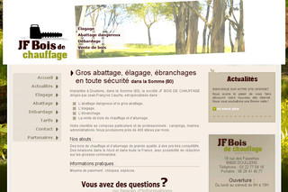 Aperçu visuel du site http://www.jfboisdechauffage.fr