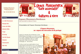 Aperçu visuel du site http://www.espace-mouneyra.com