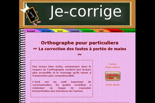 Je-corrige.fr - Correction orthographe étudiants et particuliers Je-corrige.fr - Correction orthographe étudiants et particuliers