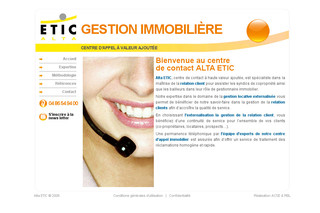 Aperçu visuel du site http://www.altaimmo.fr