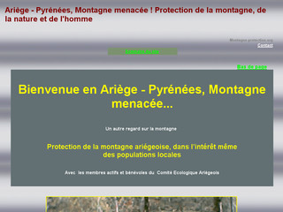 Aperçu visuel du site http://www.montagne-protection.org