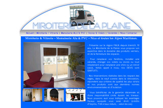 Aperçu visuel du site http://www.miroiterie-menuiserie-alu-pvc-nice.com