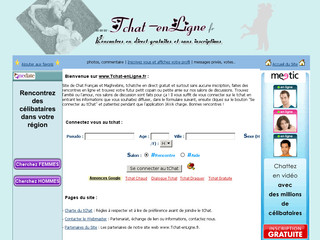 Aperçu visuel du site http://www.tchat-enligne.fr