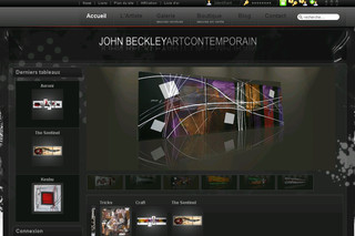 Aperçu visuel du site http://www.johnbeckley.com