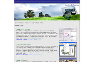 Aperçu visuel du site http://www.logiciel-photos.com