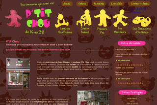 Aperçu visuel du site http://www.ptitchou-chaussures.fr