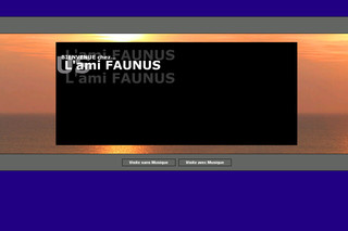 Aperçu visuel du site http://www.amifaunus.com