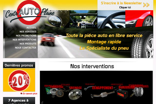 Aperçu visuel du site http://www.centr-auto-plaine.fr