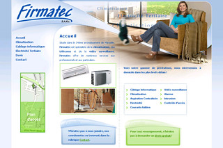 Aperçu visuel du site http://www.firmatec.fr