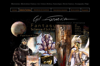 Aperçu visuel du site http://fantasy.illustration.free.fr