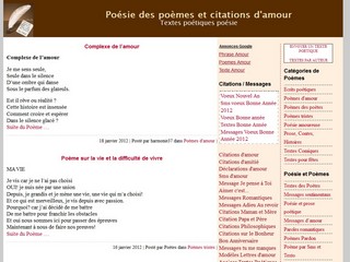 Beaux poèmes et modèles de messages poétiques - Poesie-poemes.com