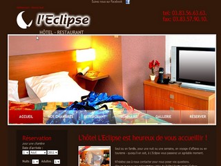 Aperçu visuel du site http://www.hotel-eclipse.fr