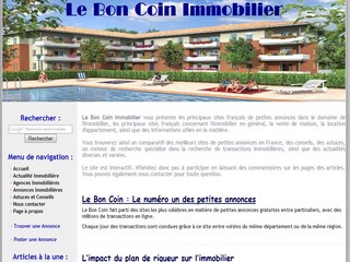 Aperçu visuel du site http://www.coin-immobilier.eu/