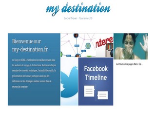 E-tourisme réseaux sociaux avec My-destination.fr