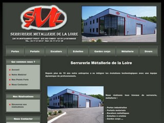 Aperçu visuel du site http://www.serrurerie-sml.fr