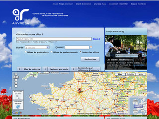Aperçu visuel du site http://www.anyresa.com