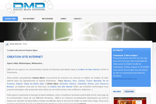 Dmdiffusion.net - Création site Internet Paca / Rhône-Alpes