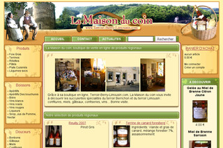 Aperçu visuel du site http://www.terroir-berry-limousin.com