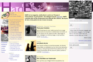 Aperçu visuel du site http://hades-presse.com