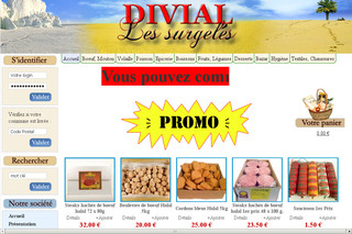 Aperçu visuel du site http://www.divial.fr