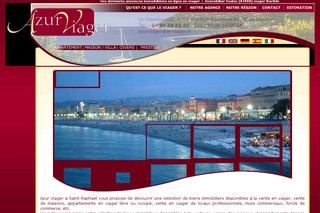 Aperçu visuel du site http://www.le-viager.fr