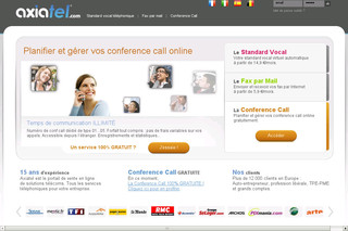 Axiatel.com - Conférence Call ou Réunion téléphonique d'Axiatel