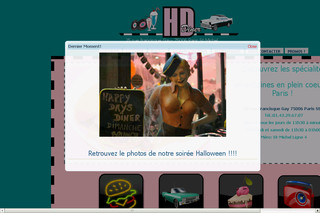Aperçu visuel du site http://www.happydaysdiner.fr