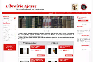 Ajasse.com - Vente de livres anciens, reliures à Lyon, 69