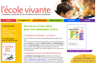 Ecole-vivante.com - L'école à la maison