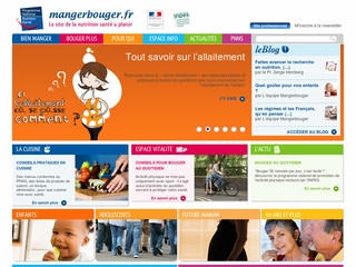 Mangerbouger .fr : Programme National Nutrition Santé - Mangerbouger.fr