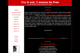 Lindarequiem.canalblog.com : Cry it out, I wanna be free...