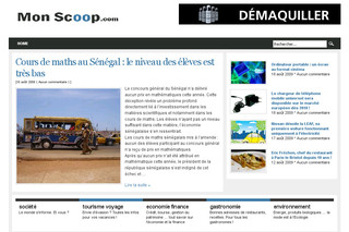Mon Scoop - Magazine d'actualité généraliste sur Internet - Mon-scoop.com