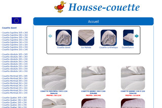 Aperçu visuel du site http://www.housse-couette.eu