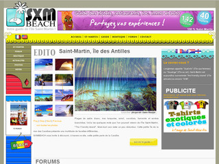 Saint-Martin, Antilles sur sxmbeach.com