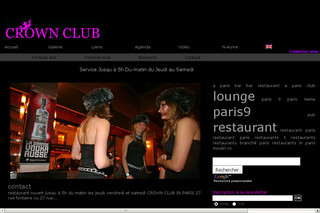 Crownclub.fr - Le Crown Club - bar restaurant club