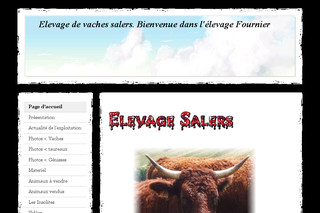 Elevage Salers, vente de salers - Elevage Fournier - Elevage-salers.jimdo.com