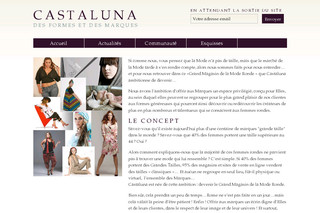 Aperçu visuel du site http://www.castaluna.com