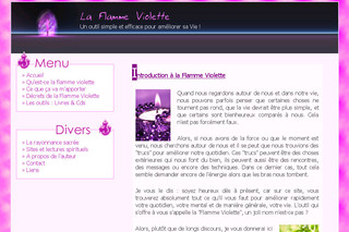 La-flamme-violette.com - Découvrez les bienfaits de la flamme violette