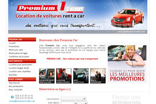 Aperçu visuel du site http://www.premiumcar-location.com