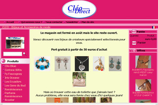 Cleo - Bijoux et accessoires de mode - Cleo-direct.com