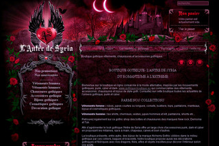 Aperçu visuel du site http://www.gothique-boutique.eu